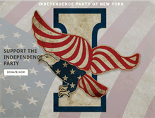 Tablet Screenshot of independencepartyny.com